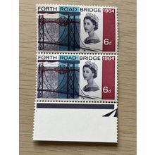 1964 Forth Road Bridge 6d Stamps MNH x2