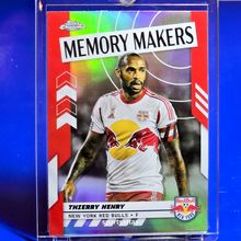 2024 Topps Chrome MLS Memory Makers Refractor MM-6 Thierry Henry, New York R B