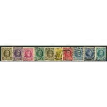 1923/1928 10 different values - fine used (o)