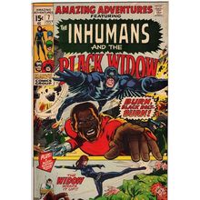 AMAZING ADVENTURES ' THE INHUMANS and the BLACK WIDOW ' # 7