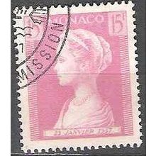 Monaco 1957 Michel 573 O Cote (2008) 0.35 € Princesse Caroline Cachet rond