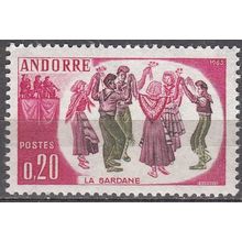 Andorre Français 1963 Michel 179 Neuf ** Cote (2008) 5.50 € Danse La Sardane