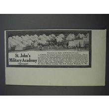 1913 St. John's Military Academy Ad - Well-Drained Land