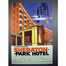 1954 Sheraton - Park Hotel Ad - Washington