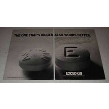 1974 Excedrin Medicine Ad - The One That's Bigger