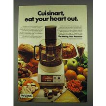 1978 Waring Food Processor Ad - Eat Your Heart Out