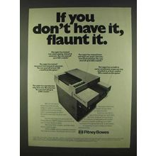 1978 Pitney Bowes PBC Plain Bond Copier Ad - Flaunt It