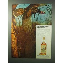 1983 Wild Turkey Bourbon Ad - Unforgettable Experience