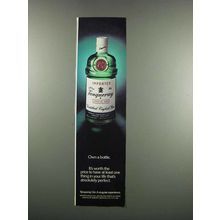 1983 Tanqueray Gin Ad - Own a Bottle