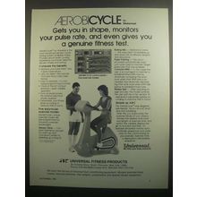 1984 Universal Fitness Products Aerobicycle Ad