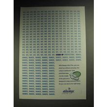 2004 Always Ultra Thin Pads Ad - Stand-Up