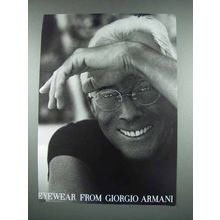 2003 Giorgio Armani Eyewear Fashion Ad