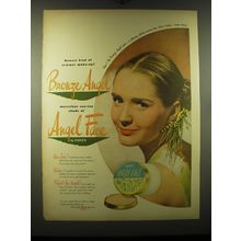 1948 Pond's Angel Face Make-Up Ad - Bronze Angel
