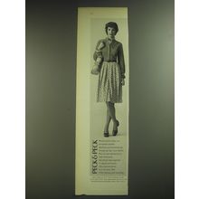 1974 Peck & Peck Shirtdress Ad - Mixed prints make our shirtdress delicious