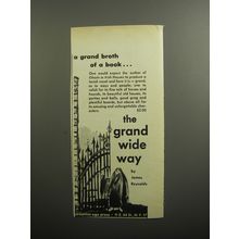 1951 Creative Age Press Book Ad - The Grand Wide Way by James Reynolds