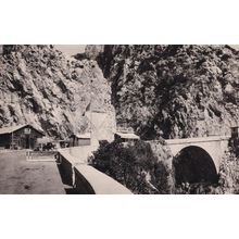 Frontiere Franco Italienne Pont St Louis French Real Photo Postcard