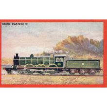 North Eastern Railway Wilson Worsdell Train 4-6-0 Wrench Series Postcard