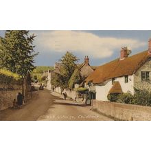 Chidcock Chidceock Dorset Village Shop Postcard