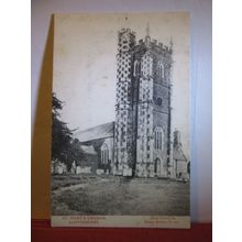 ST MARY'S CHURCH, KENTISBEARE, DEVON. unused antique postcard #
