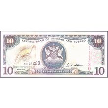 2002 Trinidad and Tobago Banknote 10 Dollars