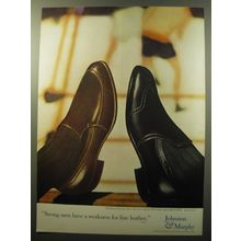 1960 Johnston & Murphy Boxer Top Shoes Ad - Strong men have a weakness