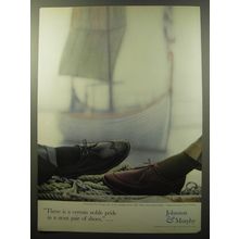 1960 Johnston & Murphy Vikings Shoes Ad - There is a certain noble pride