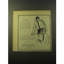1960 F.R. Tripler & Co. Shirts Ad - Famous Sea Island