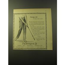 1960 F.R. Tripler & Co. Swing-Rite Advertisement - Swing-rite to Better Golf