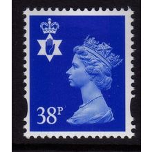NI83 38p ULTRAMARINE NORTHERN IRELAND Regional Unmounted Mint GB