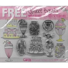 Sweet Treats Stamp Set. App 10x10cm. Stamping Cardmaking Scrapbooking Crafts
