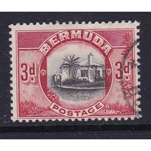BERMUDA 1936-47 GEORGE V 3d USED SG103
