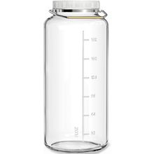 2 Gallon Glass Jar with Airtight Lid, Wide Mouth Mason Jar with Lids(7600Ml), Se