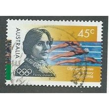 AUS 1996 45c 'OLYMPICS -FANNY DURACK' FINE USED (EBID37-869)