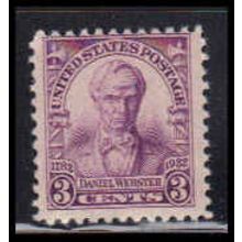 725 3c Daniel Webster Average Plus MNH O3613