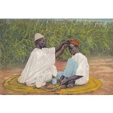 Nigerian Aso Oke Yoruba Tribe Religious Hat Antique Nigeria Postcard