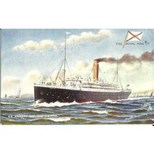Royal Mail SP Co. SS ARAGON Tuck Oilette Postcard (9151)