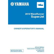 YAMAHA WAVERUNNER SUPERJET OWNERS/OPERATORS MANUAL WATERCRAFT 86 PAGES ENGLISH