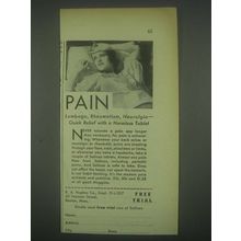 1931 K.A. Hughes Salicon Ad - Pain