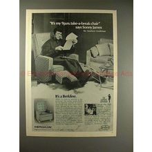 1970 Berkline Recliner Chair Ad w/ Sonny James!!