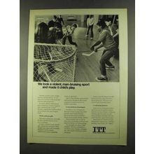1972 ITT Ad - Violent, Man-Bruising Sport