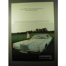 1972 Lincoln Continental Mark IV Ad - Unique American
