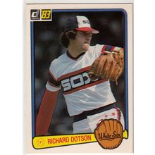 1983 Donruss baseball card 319 Richard Dotson