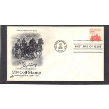 FDC Art Craft 1908 20c Fire Pumper (Cachet-U/A) CV00208