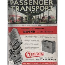 Passenger Transport April 14 1939 (Spine & Cover Damage)