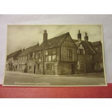 OLD TIMBERED HOUSE, LACOCK. WILTSHIRE unused antique postcard /