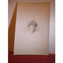 LADY antique portrait photograph postcard. H J Cave, East Dereham & Swaffham =