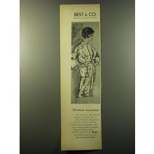 1960 Best & Co. Kimono by Royal Crown Ltd. Advertisement