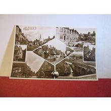 multiview, LACOCK. WILTSHIRE unused postcard by R W Wilkinson & Co =