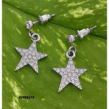 Hip Hop Rhinetone Earrings - ER-JVSE9175