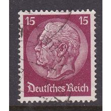 Germany 1934 President von Hindenburg 15pf Fine Used SG 501b VGC